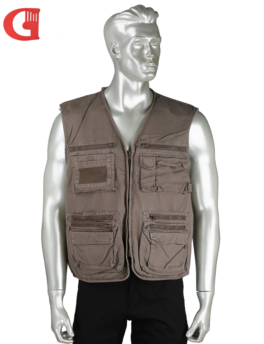 Hot Sale OEM Custom-made Multi Pocket Men Fishing Vest